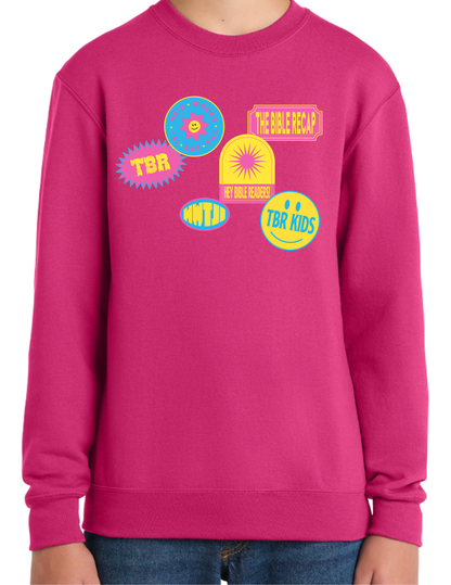 Kid Sticker Sweatshirt