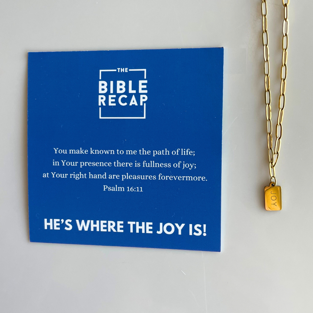 JOY Tag Necklace
