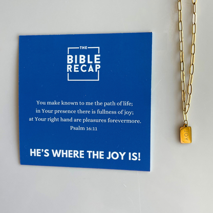 JOY Tag Necklace