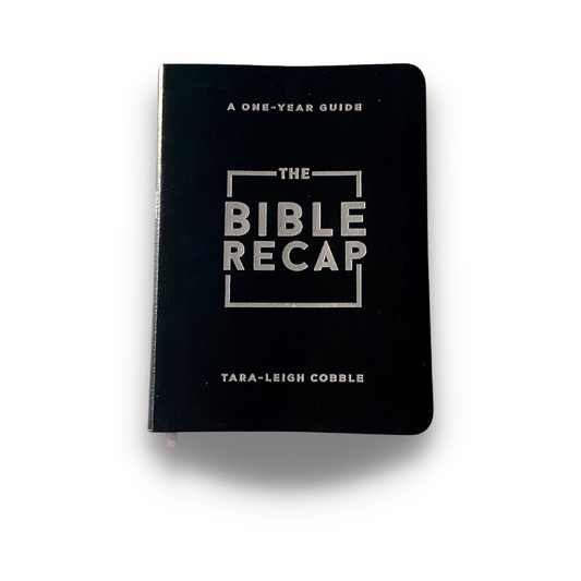 The Bible Recap: Black Bonded Leather