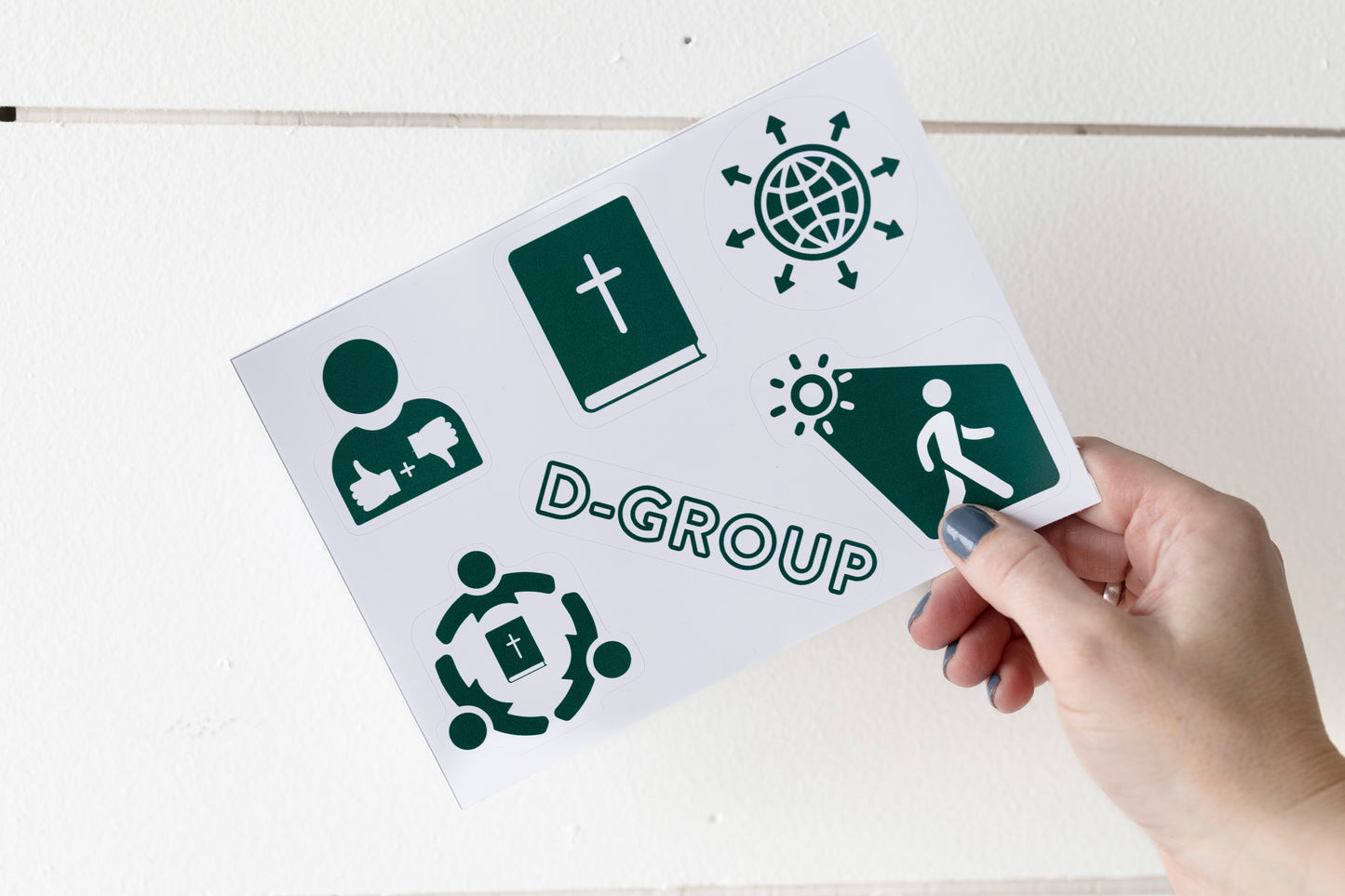 D-Group Icon Sticker Sheet