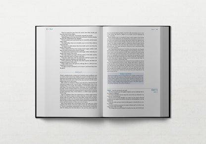TBR 365-Day Chron Study Bible KJV - Black Vegan Leather