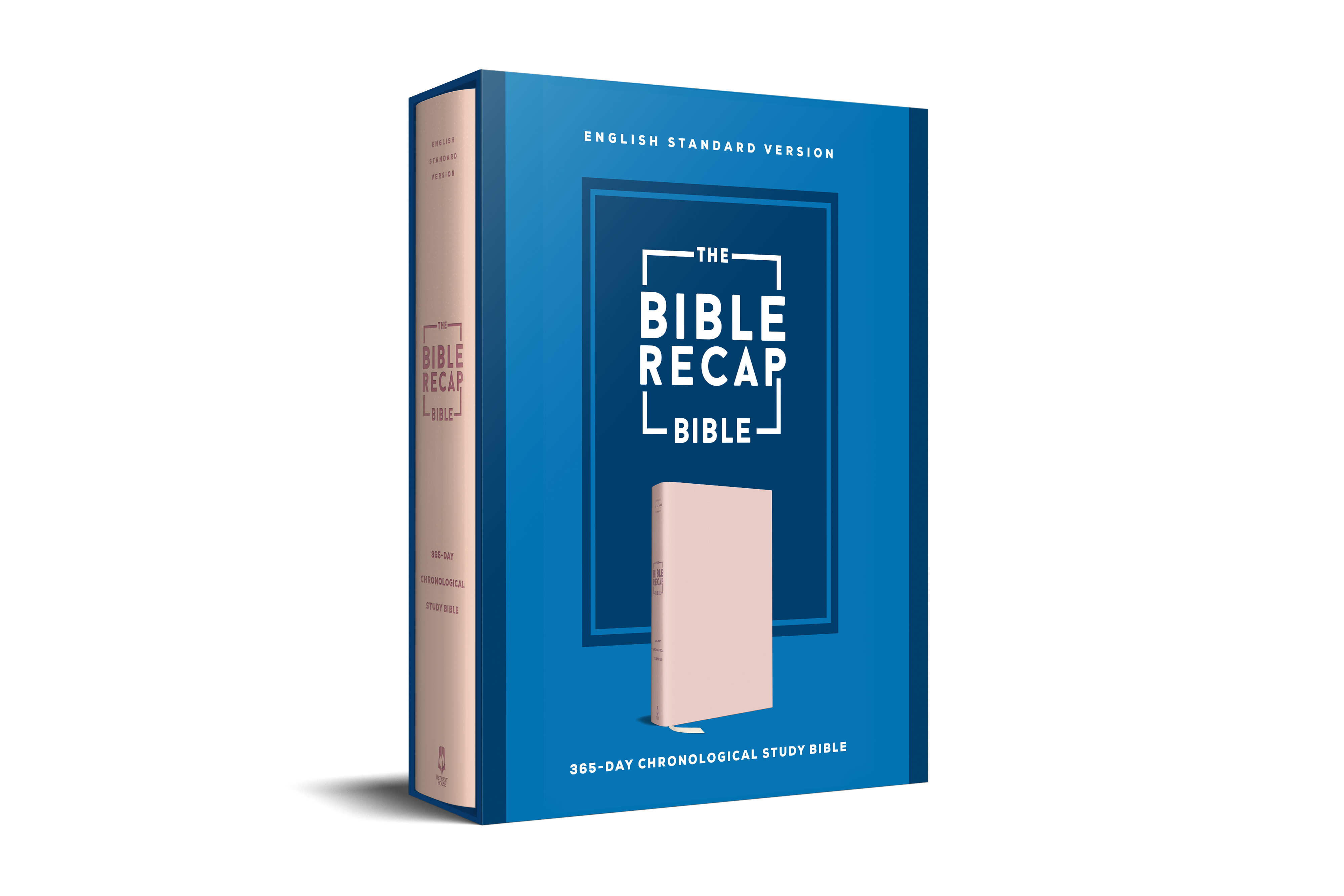 TBR 365-Day Chron Study Bible ESV - Pink Vegan Leather Hardcover – The ...