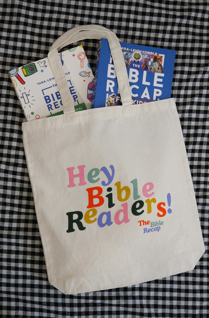Hey Bible Readers Tote