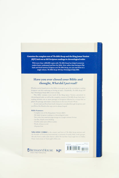TBR 365-Day Chron Study Bible KJV - Hardcover