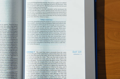 The Bible Recap 365-Day Chronological Study Bible - Hardcover