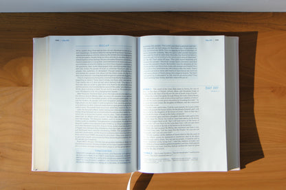 The Bible Recap 365-Day Chronological Study Bible - Pink Vegan Leather Hardcover