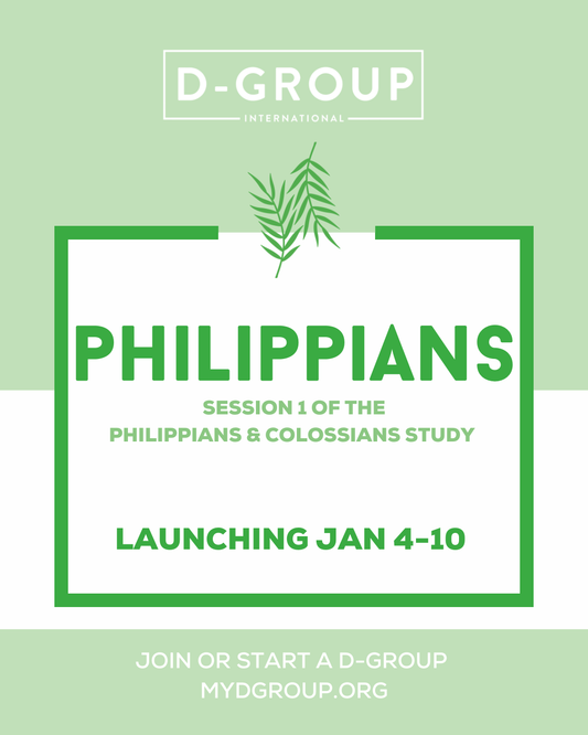 Session 1: Philippians Registration (D-Group Members Only)