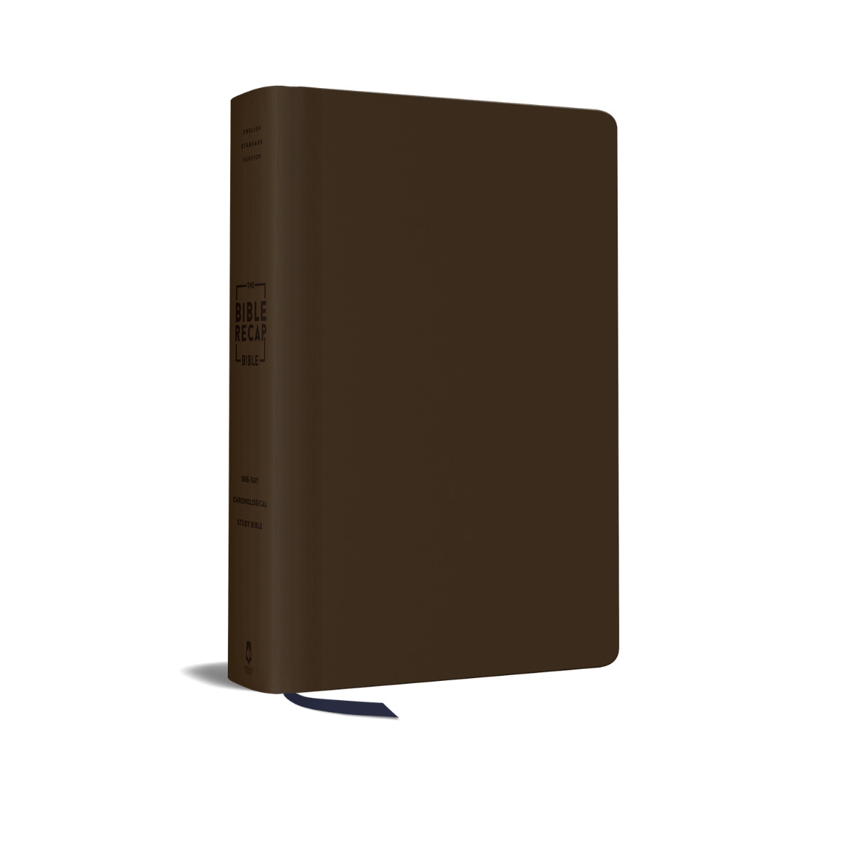 The Bible Recap 365-Day Chronological Study Bible - Brown Vegan Leather Softcover
