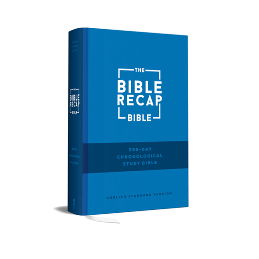 The Bible Recap 365-Day Chronological Study Bible - Hardcover