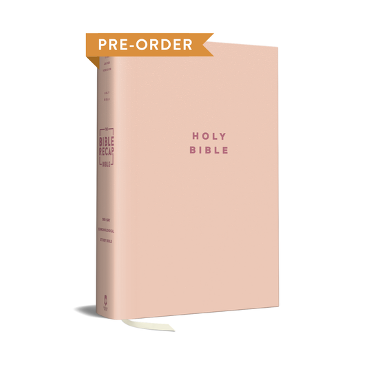 TBR 365-Day Chron Study Bible KJV - Pink Vegan Leather Hardcover