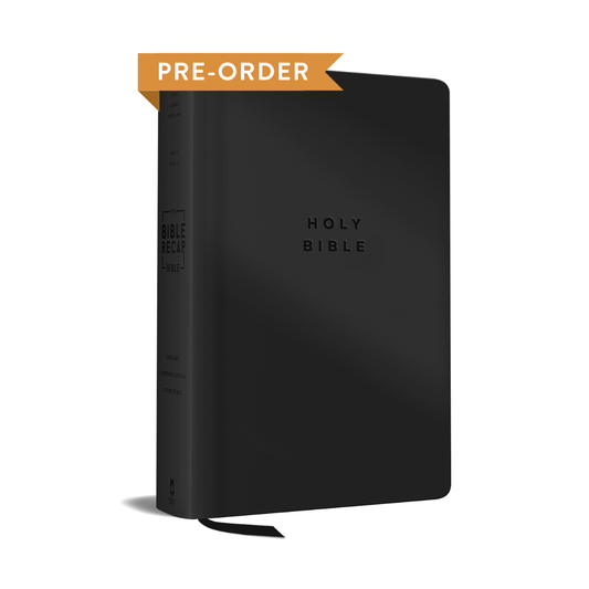 TBR 365-Day Chron Study Bible KJV - Black Vegan Leather
