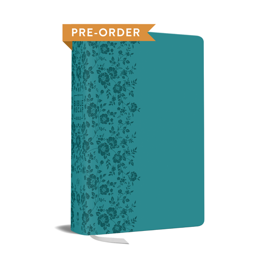 TBR 365-Day Chron Study Bible ESV - Large Print - Teal Vegan Leather