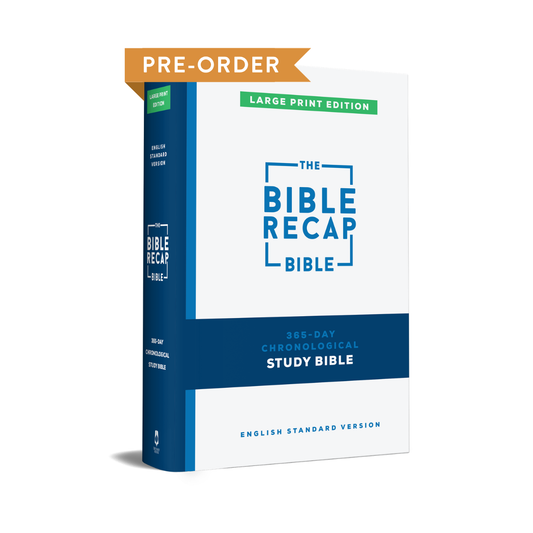 TBR 365-Day Chron Study Bible ESV - Large Print - Hardcover
