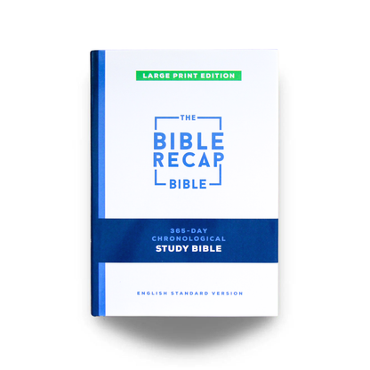 TBR 365-Day Chron Study Bible ESV - Large Print - Hardcover