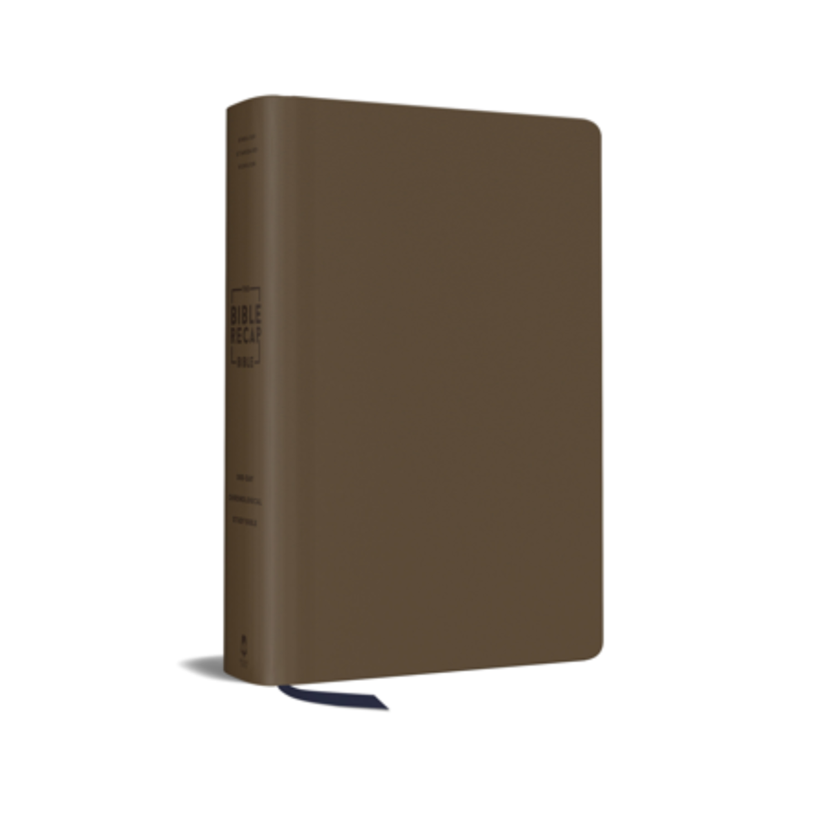 The Bible Recap 365-Day Chronological Study Bible - Brown Vegan Leather Softcover