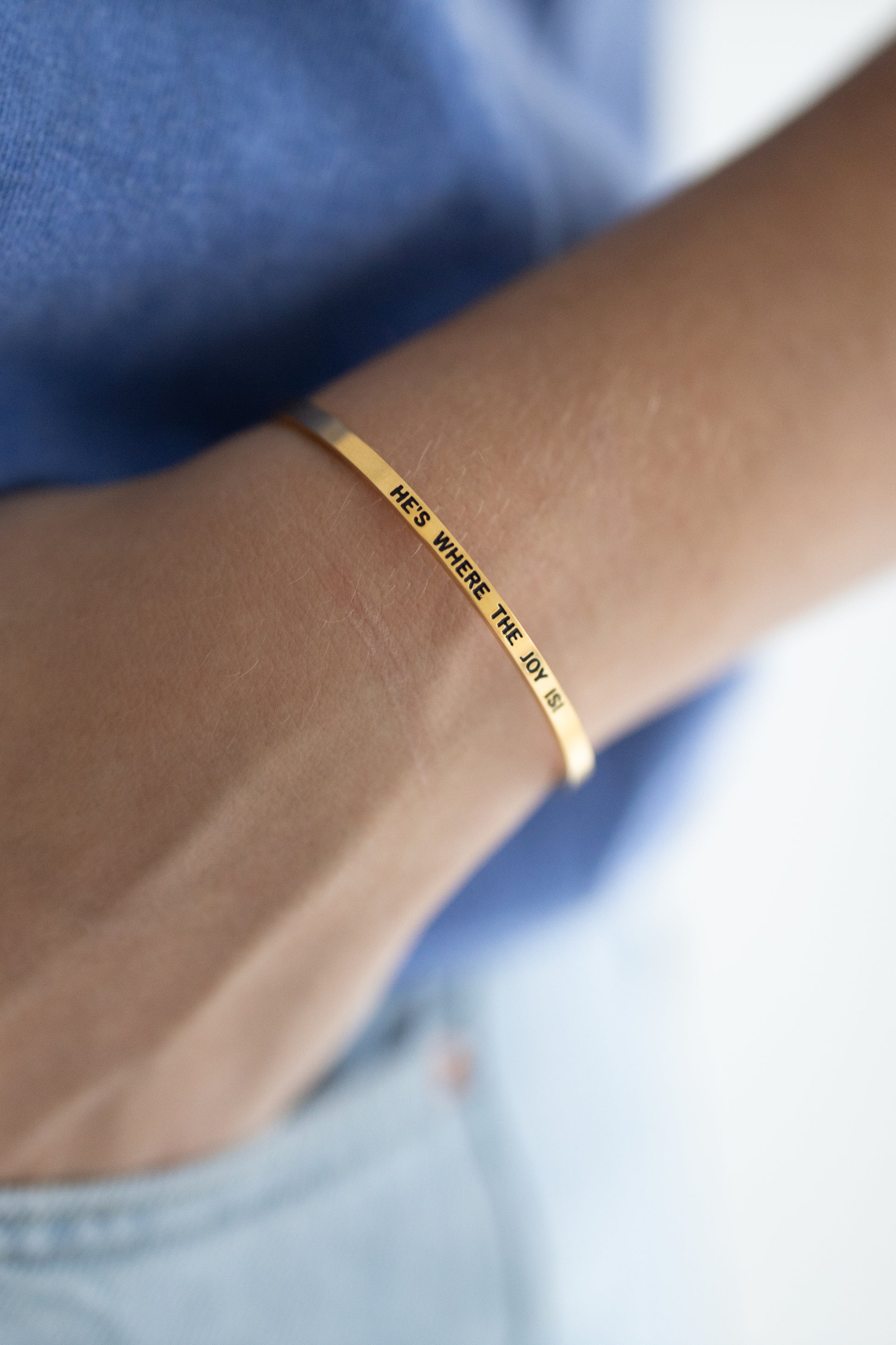 He's Where the Joy Is Bracelet