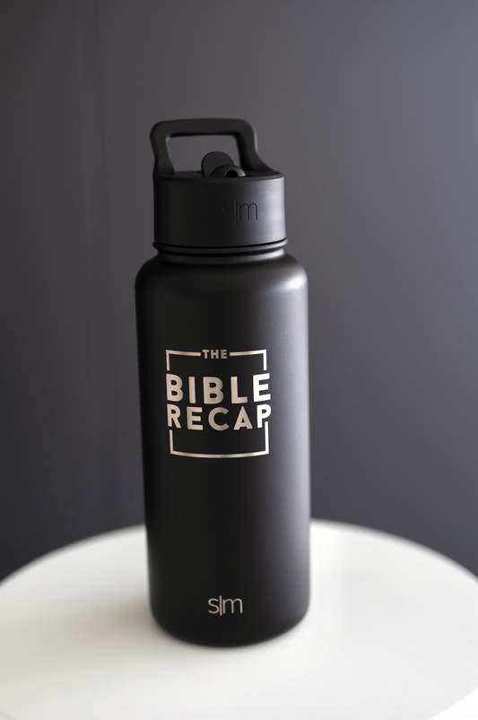 TBR Black Water Bottle