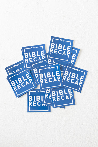 The Bible Recap Sticker