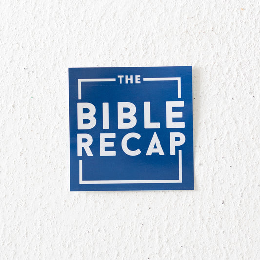 The Bible Recap Sticker