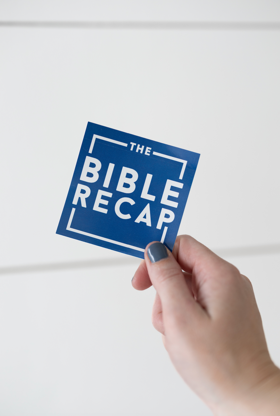 The Bible Recap Sticker