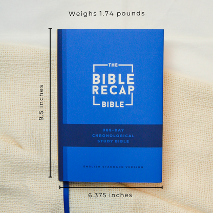 The Bible Recap 365-Day Chronological Study Bible - Hardcover
